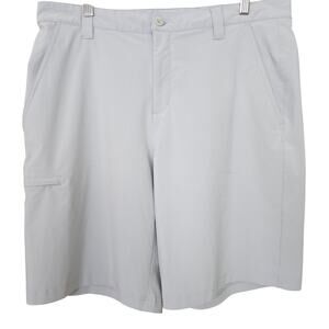 Columbia PFG Mens Grander Marlin III Offshore Shorts 36W 10L Cool Grey Fishing